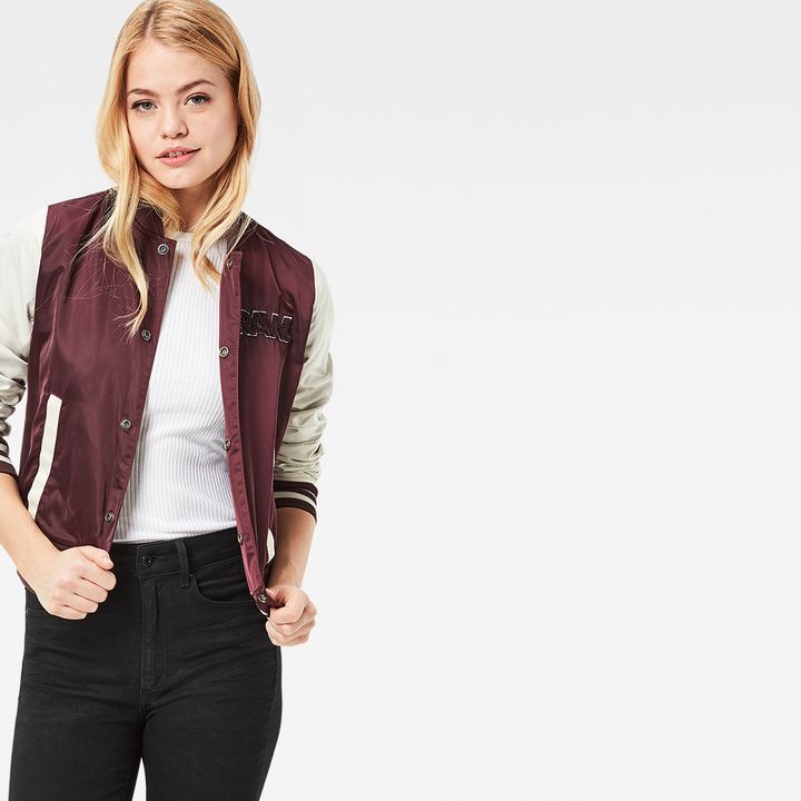 Sport Snap Slim Bomber Purple G STAR AU