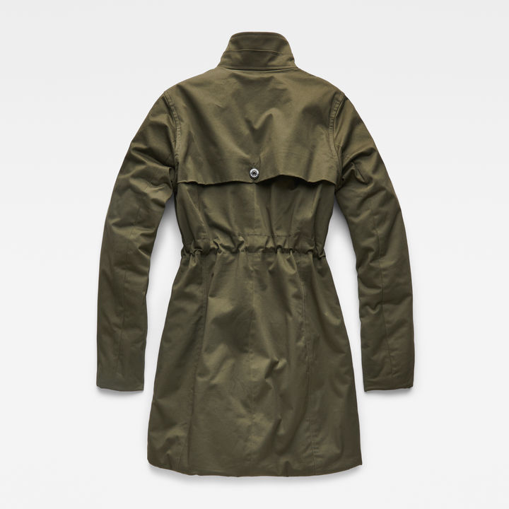 Minor Classic Padded Slim Trench Green G STAR CA