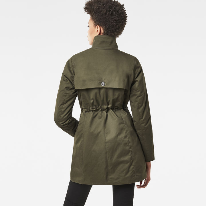 G star minor slim trench coat cheap