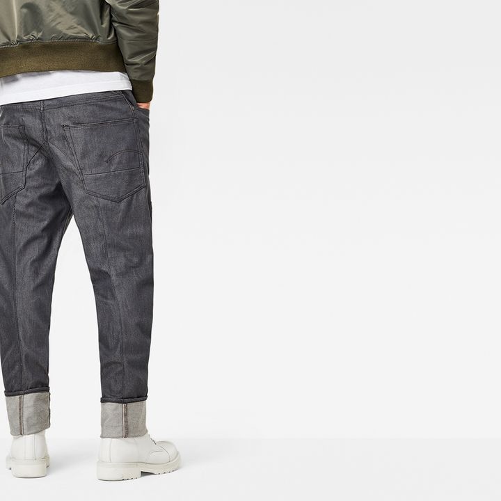 Lanc 3D Straight Tapered Jeans | ダークブルー | G-STAR® JP