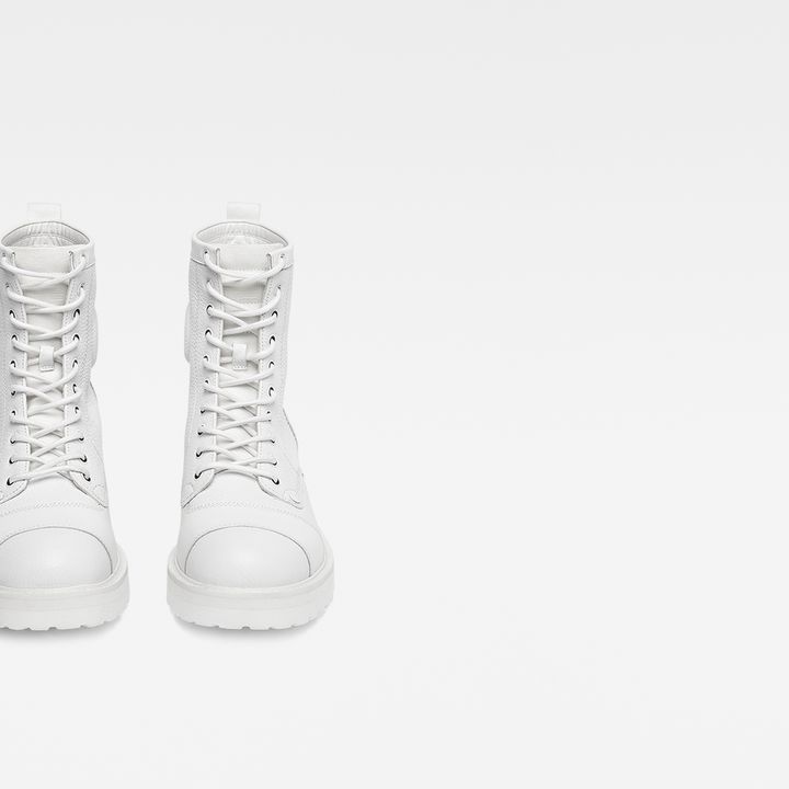 G star white boots 2025