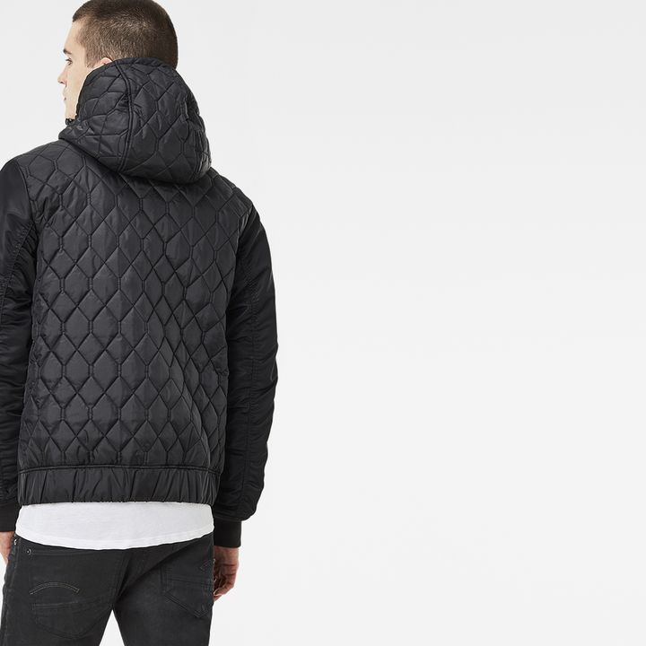 Hybrid Archive Meefic Hooded Overshirt | Black | G-STAR® US