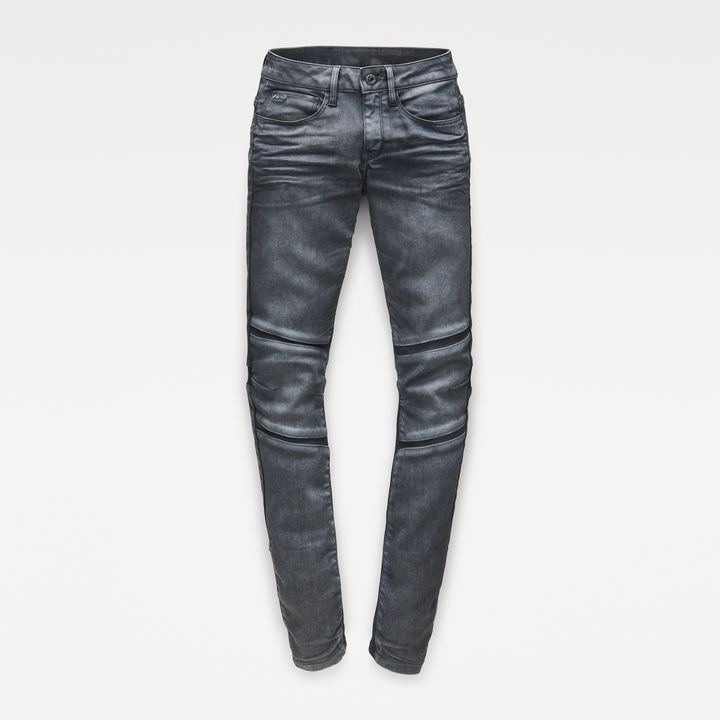 Motac Deconstructed 3D Mid Waist Skinny Jeans