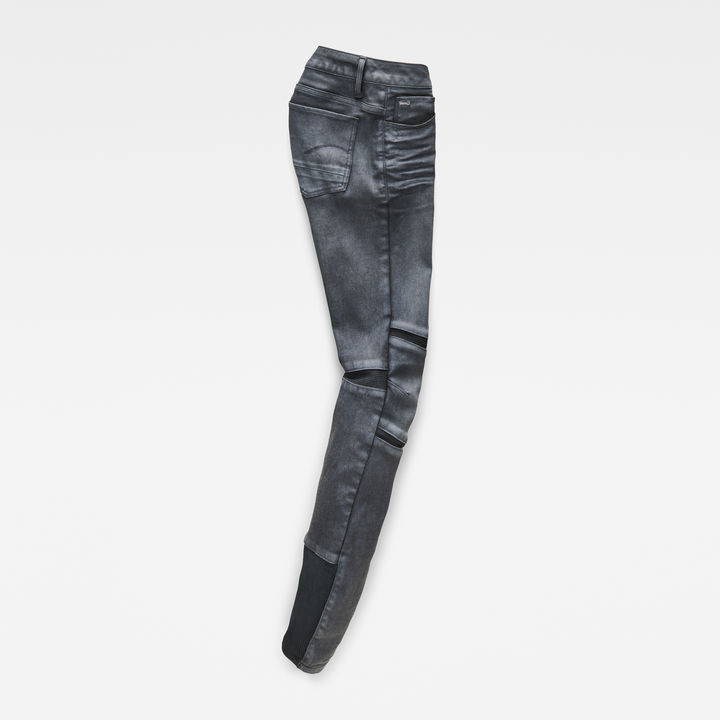 Motac Deconstructed 3D Mid Waist Skinny Jeans