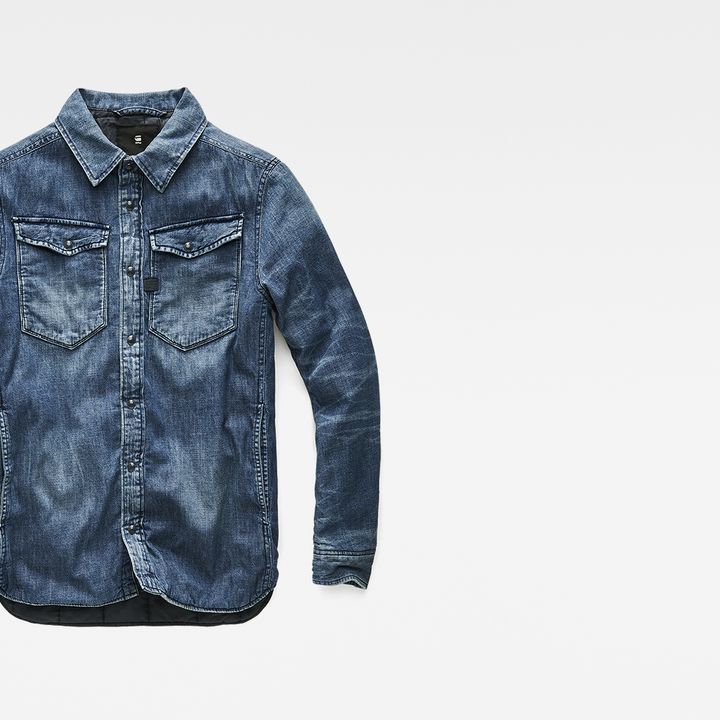 3301 Padded Overshirt | ダークブルー | G-STAR® JP