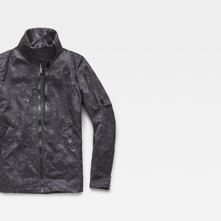 Rackam Utility Padded Overshirt Grey G STAR US