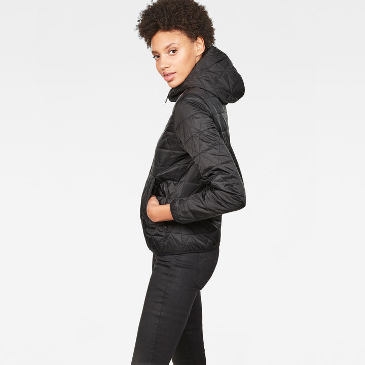 Strett Utility Hooded Padded Bomber Black G STAR GB