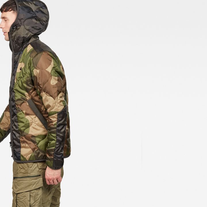 Edla padded hooded overshirt sales