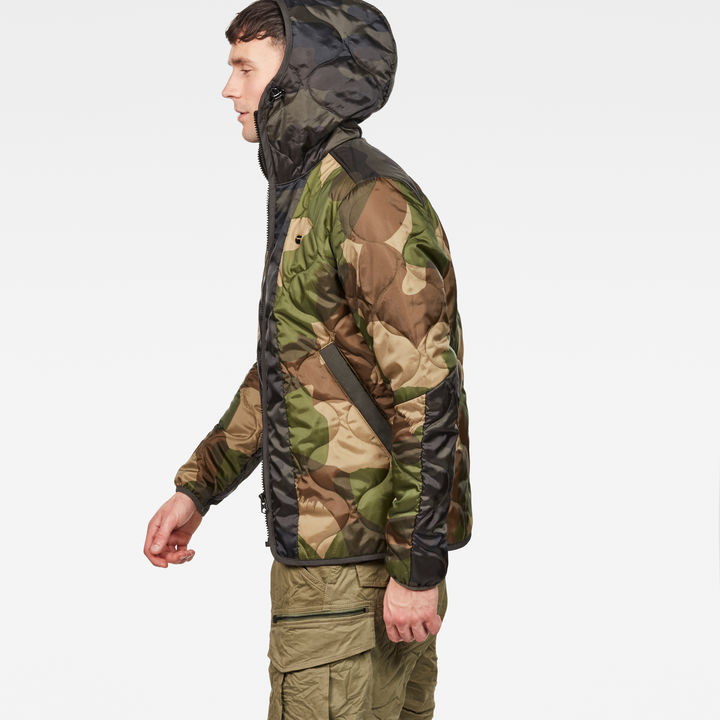 Edla padded hooded overshirt sales