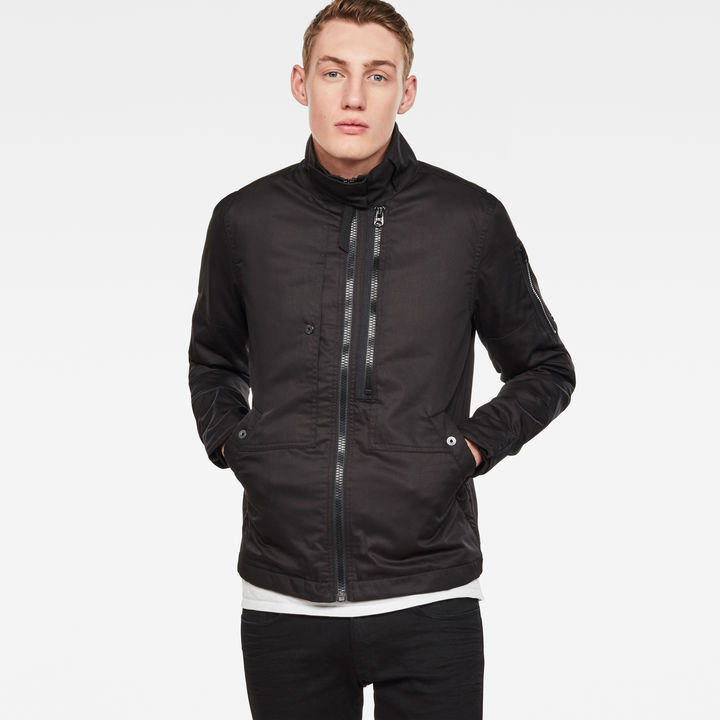 Rackam Utility Padded Overshirt Black G STAR TW