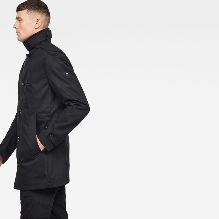 Garber Trench Black G STAR AU