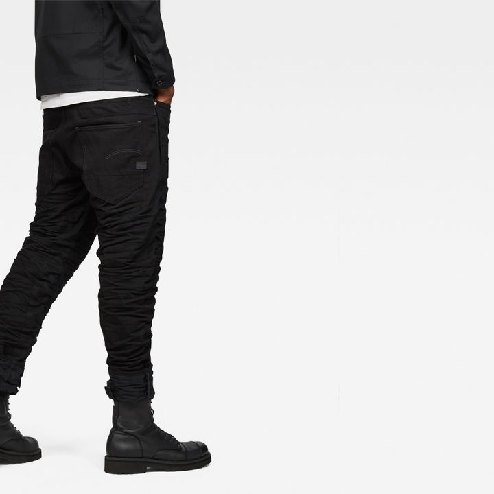 Raw Essentials Staq 3D Tapered Jeans | ブラック | G-STAR® JP