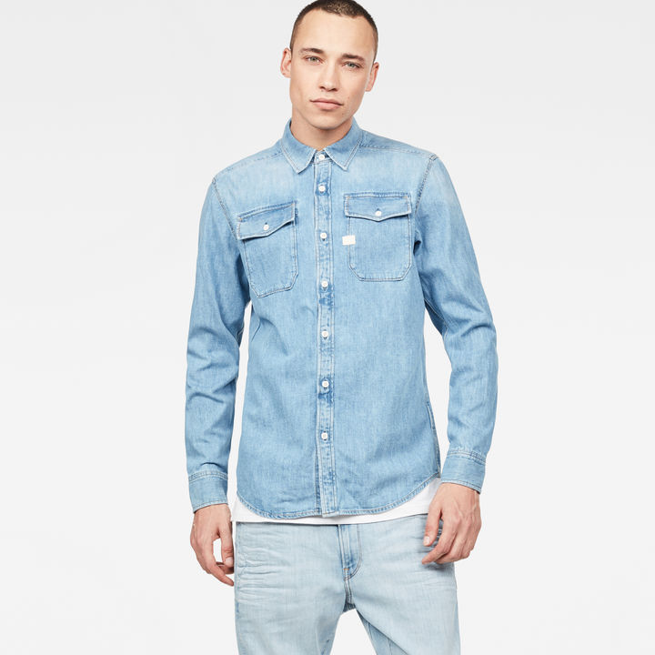 Landoh Shirt Medium blue G STAR CA