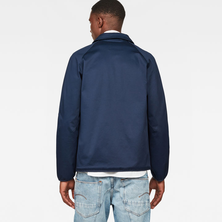 Strett Coach Overshirt | Dark blue | G-STAR® GB