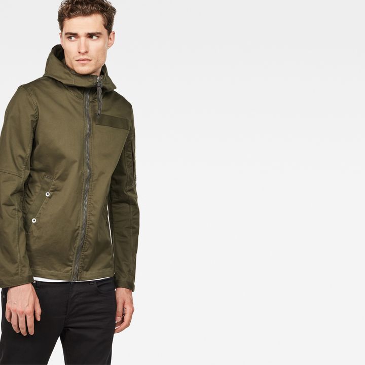Batt hooded overshirt g star new arrivals