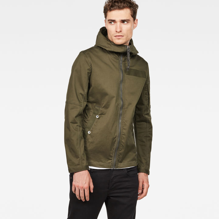 G star batt hooded overshirt new arrivals