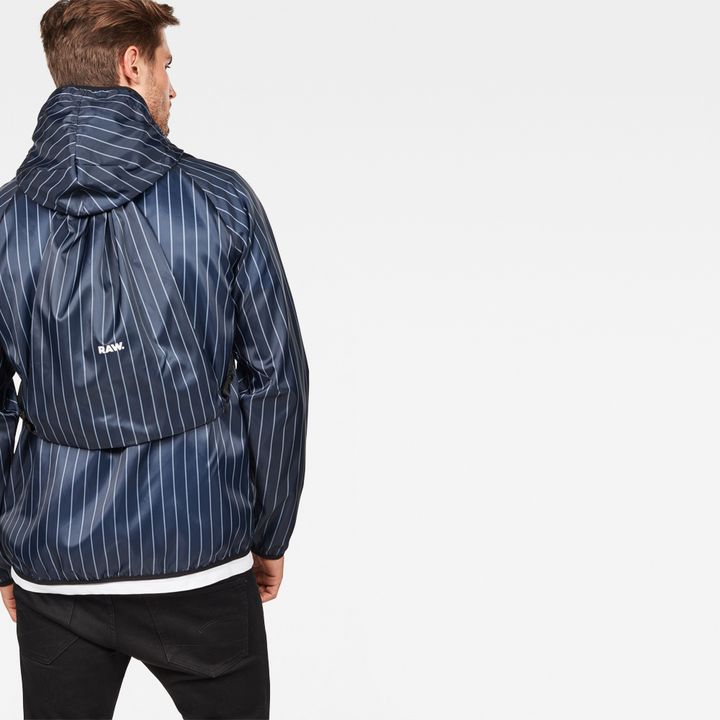 Strett Hooded Overshirt Gymbag Dark blue G STAR CA