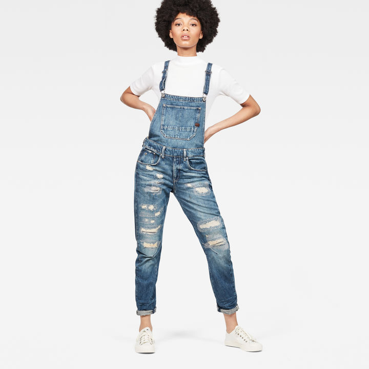 Arc 3D Boyfriend Overalls | ミディアムブルー | G-STAR® JP