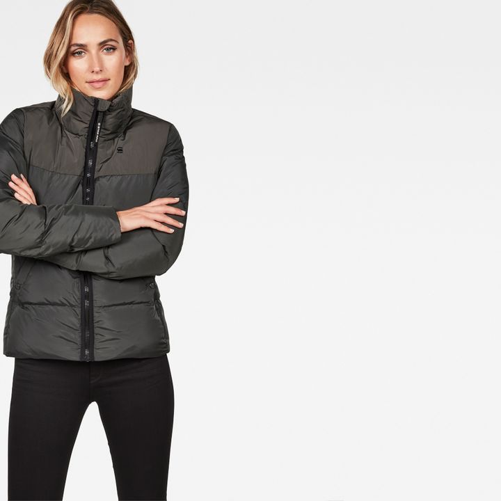 Whistler Quilted Slim Jacket Grau G STAR DE