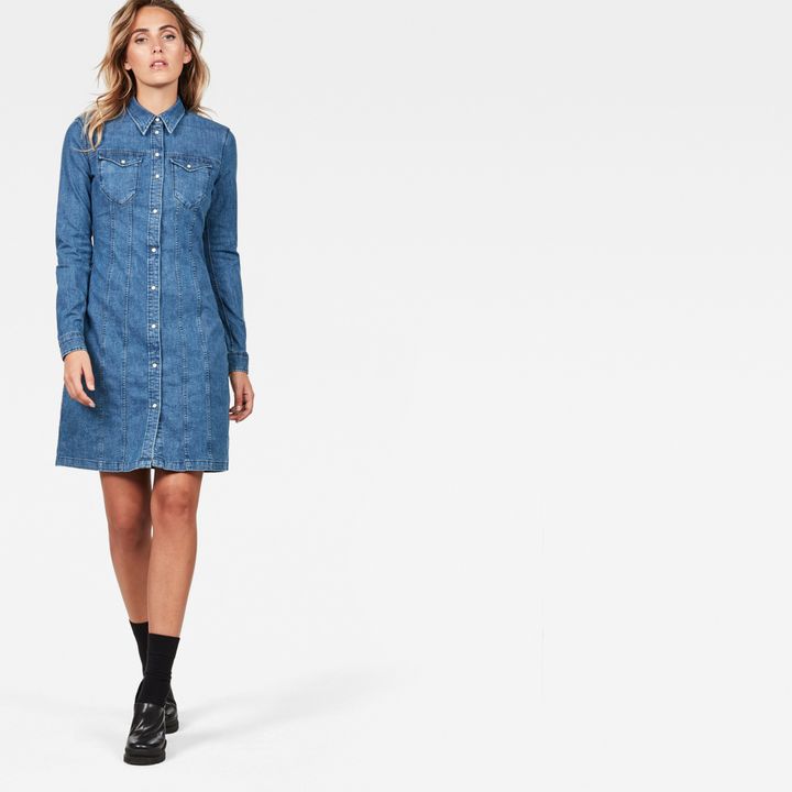 Tacoma slim flare dress sales