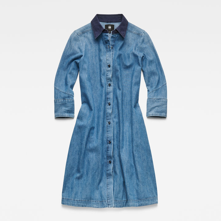 Deline Dress Medium blue G STAR KR