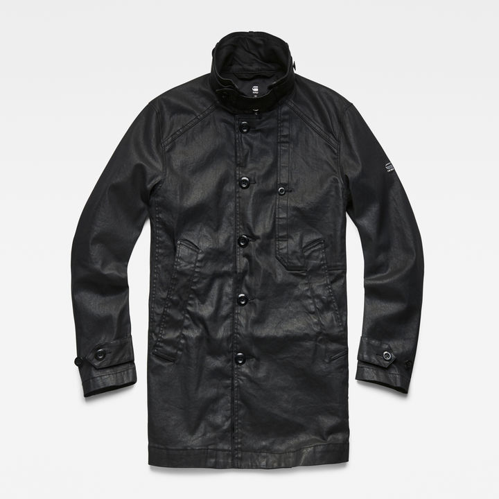 G star garber denim trench hot sale