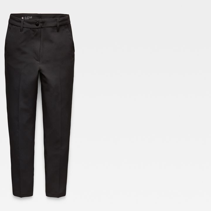 Bronson High Waist Skinny Piping Chino | Black | G-STAR® PL