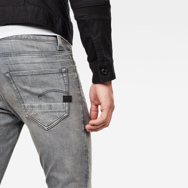 D Staq 5 Pocket Super Slim Jeans Grey G STAR CA