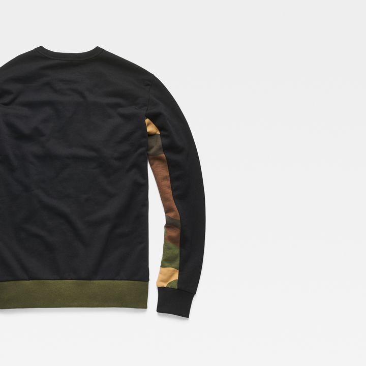 Swando Camo Block Sweater Green G STAR SA