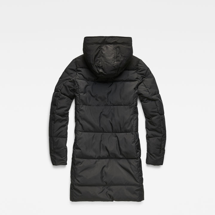 Whistler Hooded Quilted Slim Long Coat