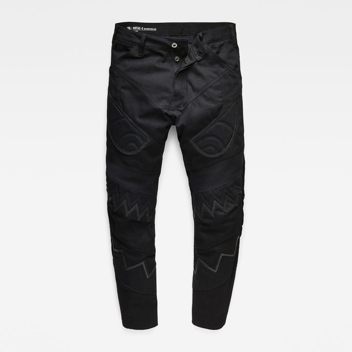 Motac X Deconstructed Relaxed Straight Moto Jeans