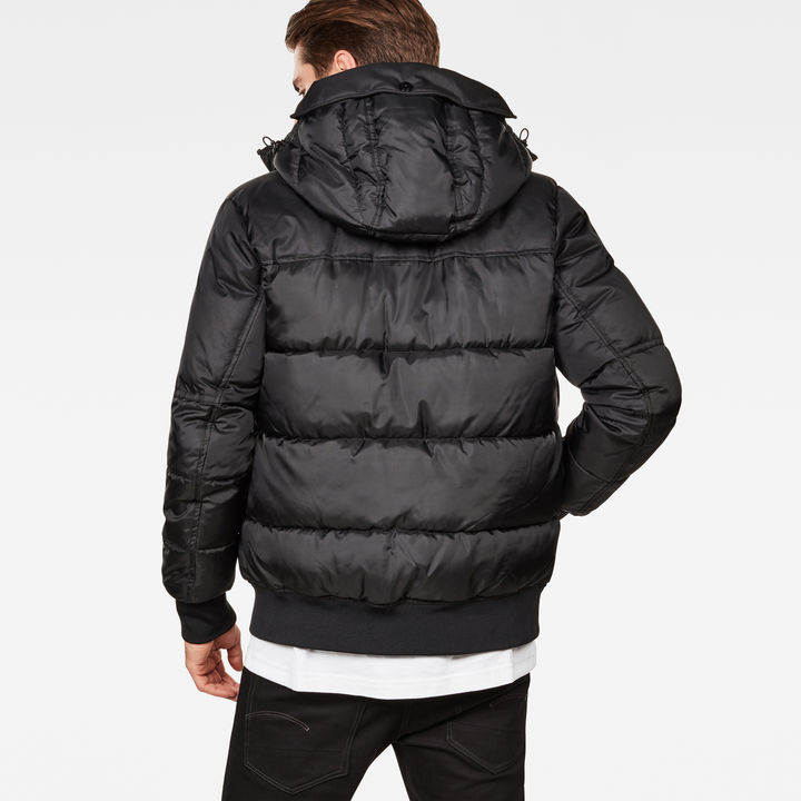 Whistler Quilted Hooded Bomber Black G STAR CA