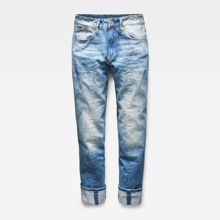 Lanc 3D High Waist Straight Jeans Medium blue G STAR GB