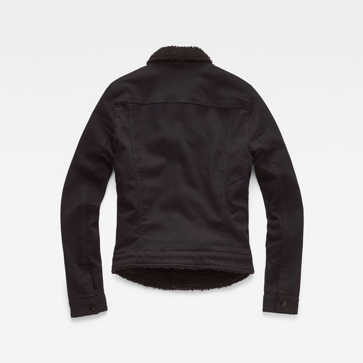 3301 Slim Sherpa Jacket Black G STAR CA