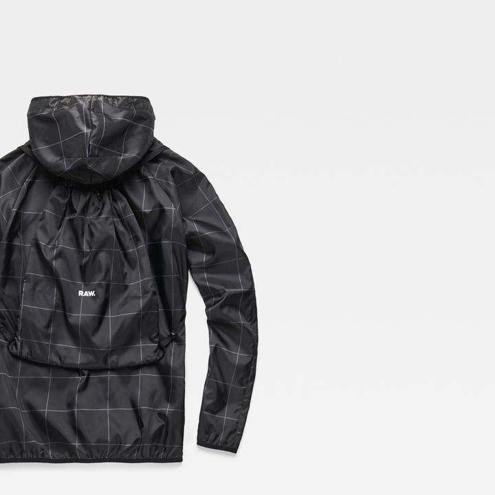 Strett Hooded Overshirt Gymbag Black G STAR AU