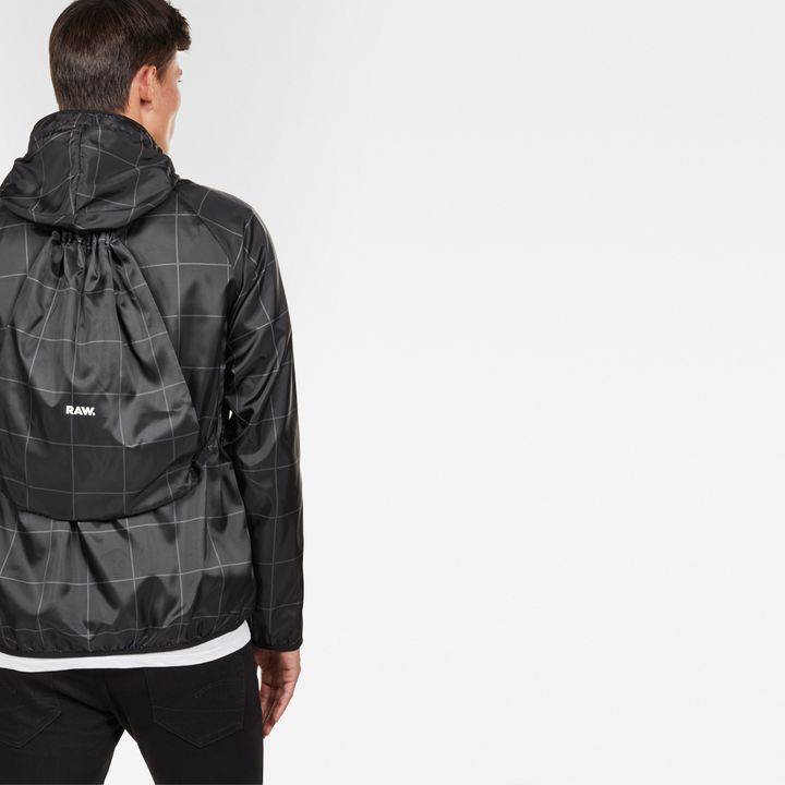Strett Hooded Overshirt Gymbag Black G STAR AU