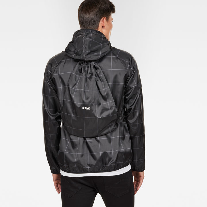 Strett Hooded Overshirt Gymbag Black G STAR AU