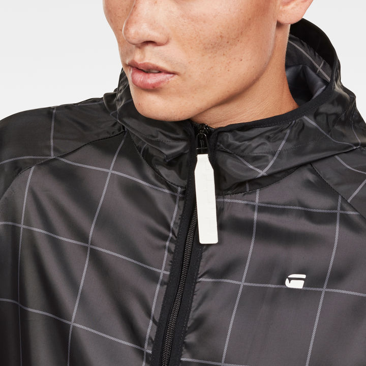 Strett Hooded Overshirt Gymbag Black G STAR AU