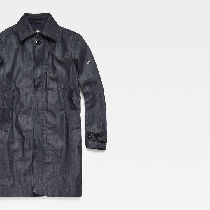 Deline Mac Trench Dark blue G STAR JP