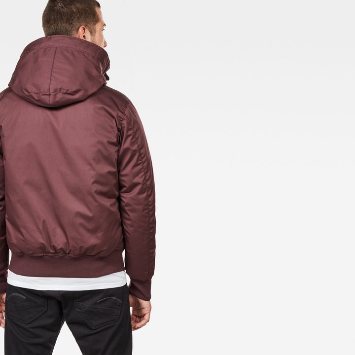 Whistler Strett Hooded Bomber Purple G STAR AU