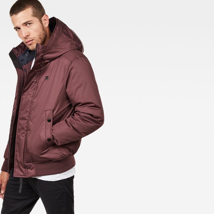 Whistler Strett Hooded Bomber Purple G STAR AU