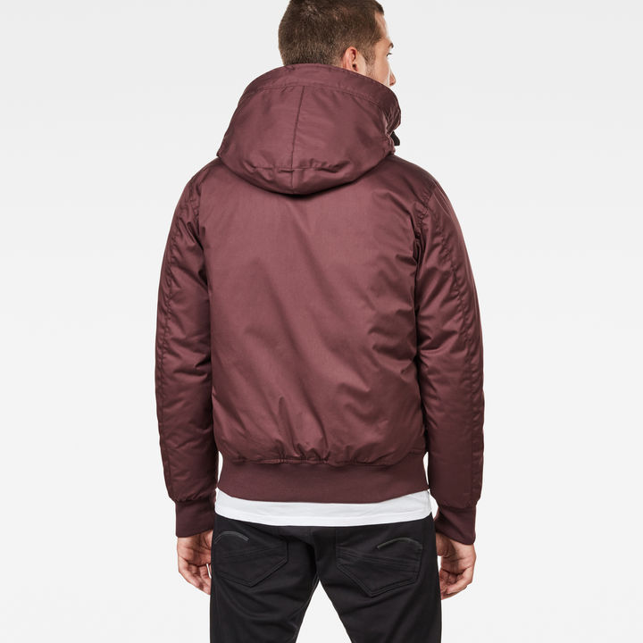 Whistler Strett Hooded Bomber Purple G STAR AU