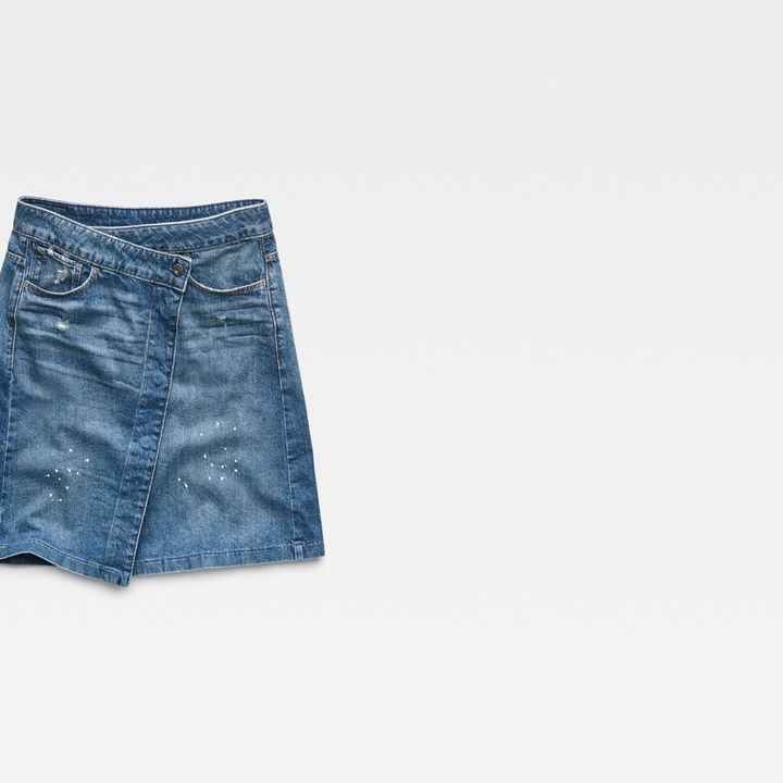 G-star arc denim wrap skirt deals