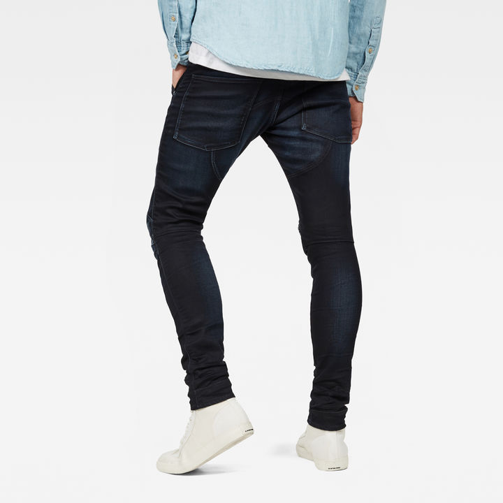 5620 3D Zip Knee Super Slim Jeans
