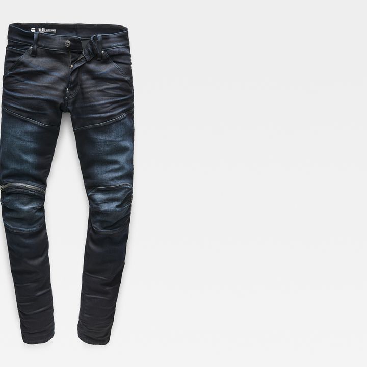 5620 3D Zip Knee Super Slim Jeans