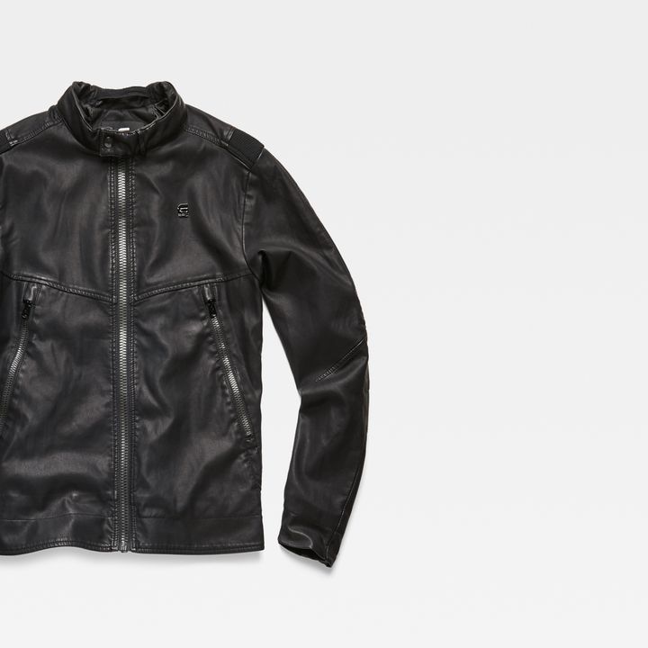 Motac Deconstructed Biker Jacket Black G STAR KR