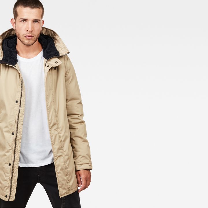Whistler Strett Sherpa Hooded Parka Brown G STAR ES