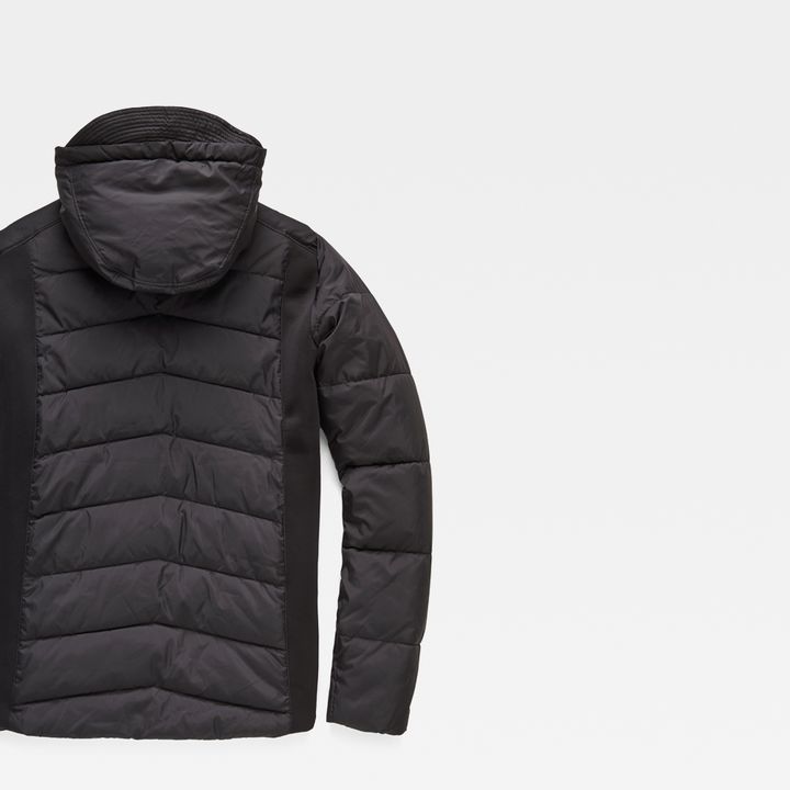 Motac Quilted Hooded Jacket Black G STAR KR
