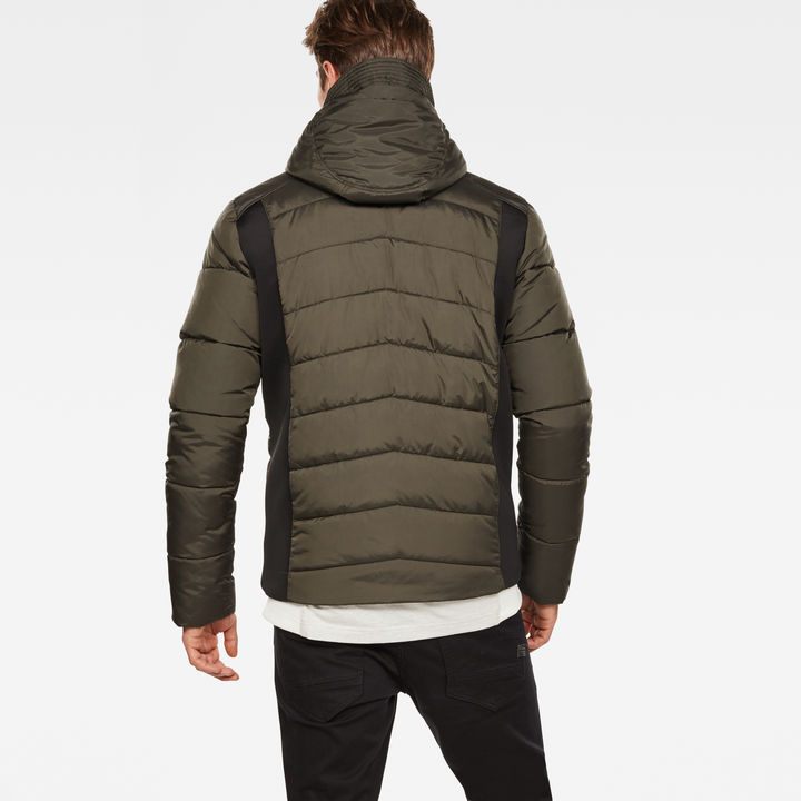Motac Quilted Hooded Jacket Grey G STAR PH