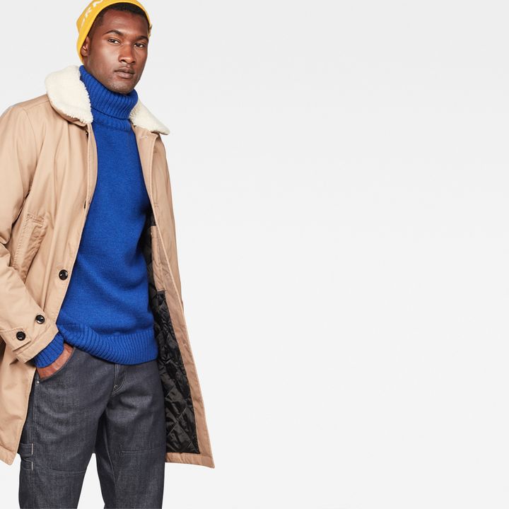 G star garber teddy overcoat best sale